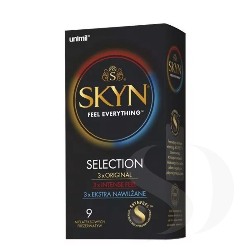Skyn Selection zestaw 3 rodzajów nielateksowych prezerwatyw 9 szt.