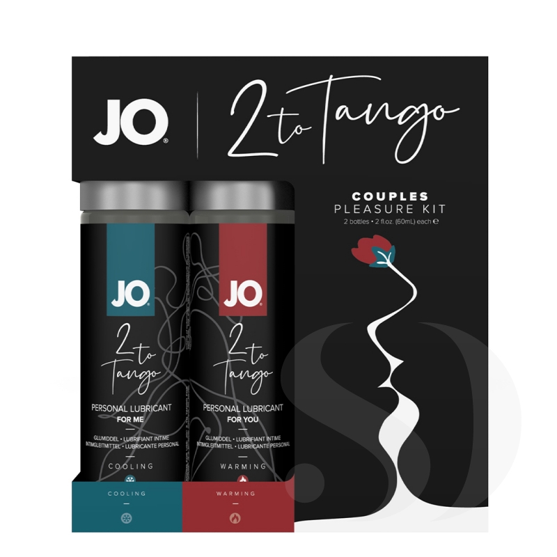 System JO 2 To Tango prezentowy zestaw lubrykantów stymulujących dla par 2 x 60 ml