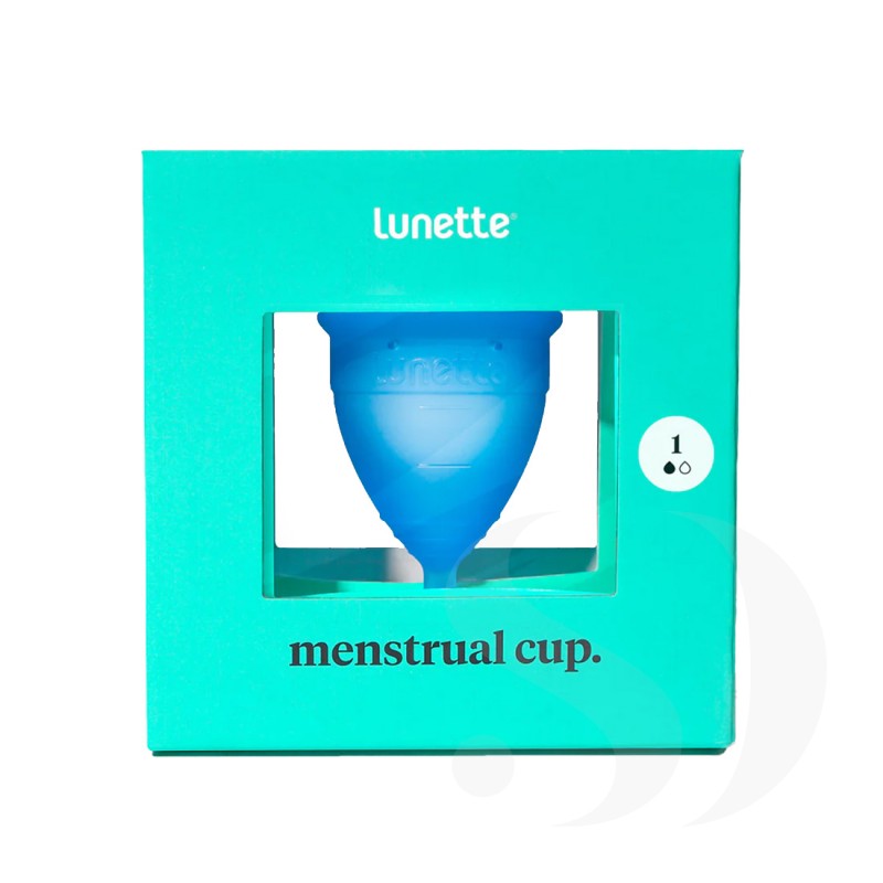 Lunette kubeczek menstruacyjny niebieski rozmiar 1