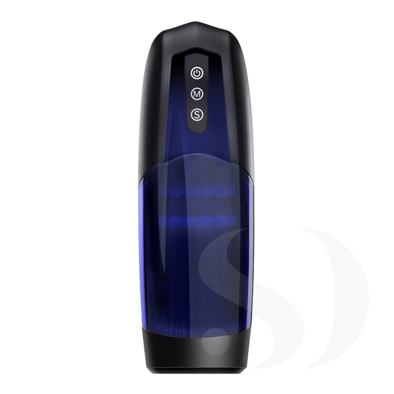 Magic Motion Xone masturbator z ruchomym wkładem sterowany telefonem czarno-niebieski