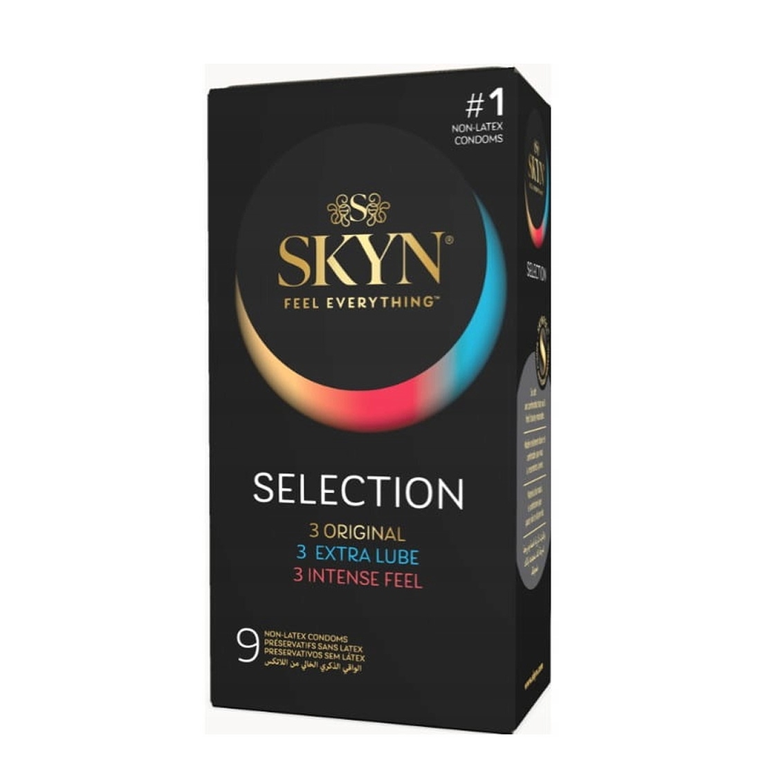 SKYN Selection zestaw 3 rodzajów nielateksowych prezerwatyw