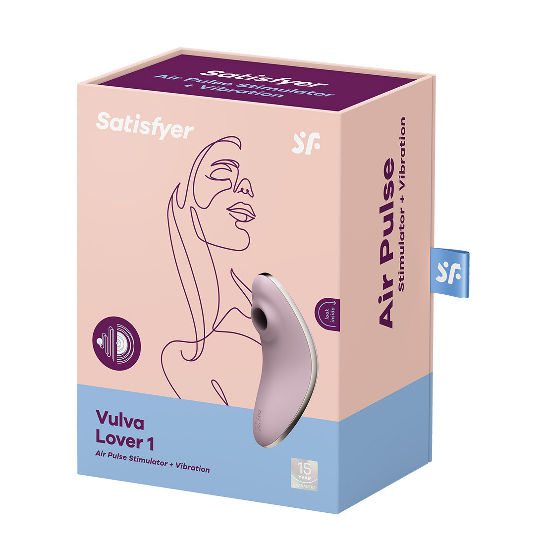 Satisfyer Vulva Lover 1 bezdotykowo-wibrujący masażer łechtaczki 2 w 1