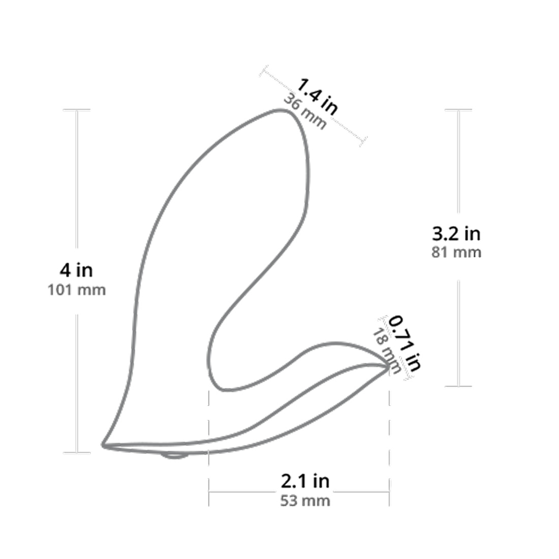 Lovense Flexer falujący masażer pod bieliznę sterowany aplikacją