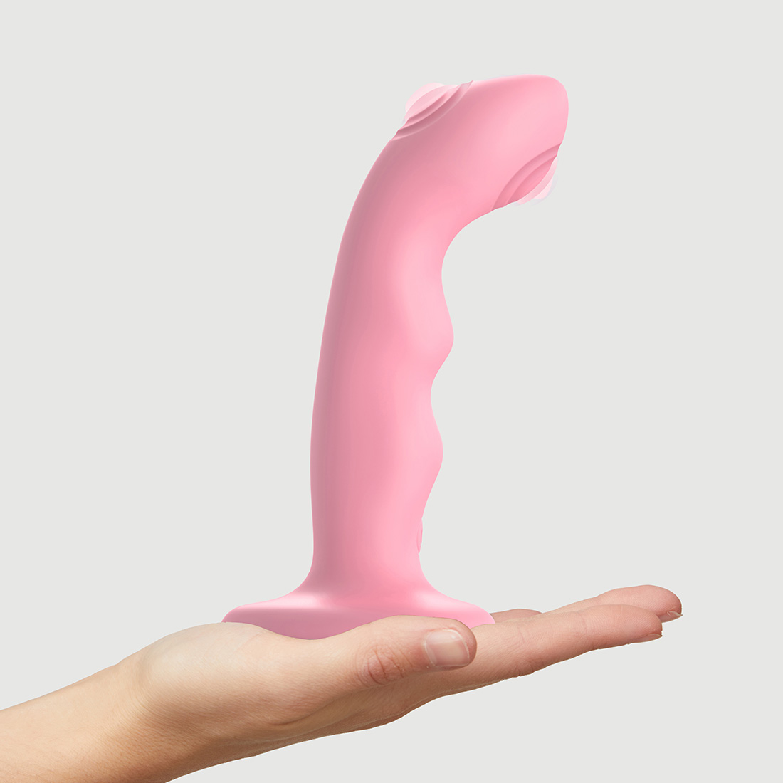 Strap-On-Me Tapping Wave dildo z pulsującą wypustką