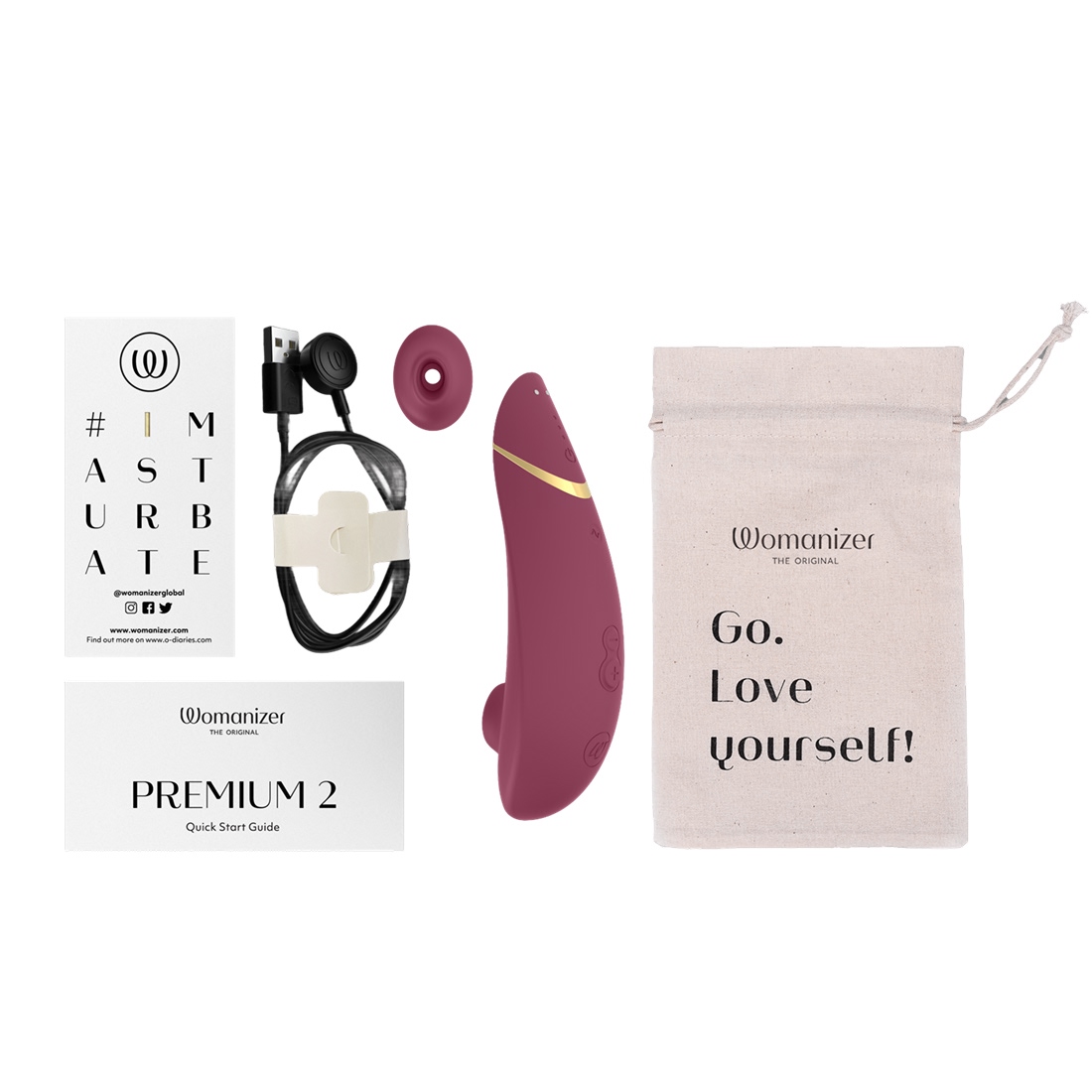 Womanizer Premium 2 bezdotykowy masażer łechtaczki 