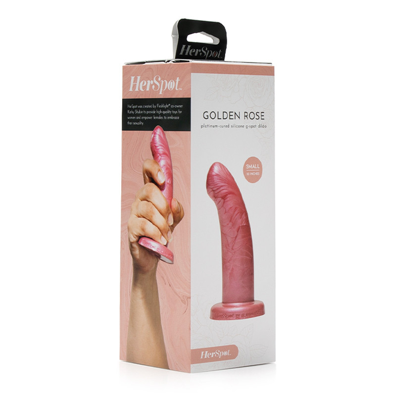 HerSpot by Fleshlight Golden Rose dildo 