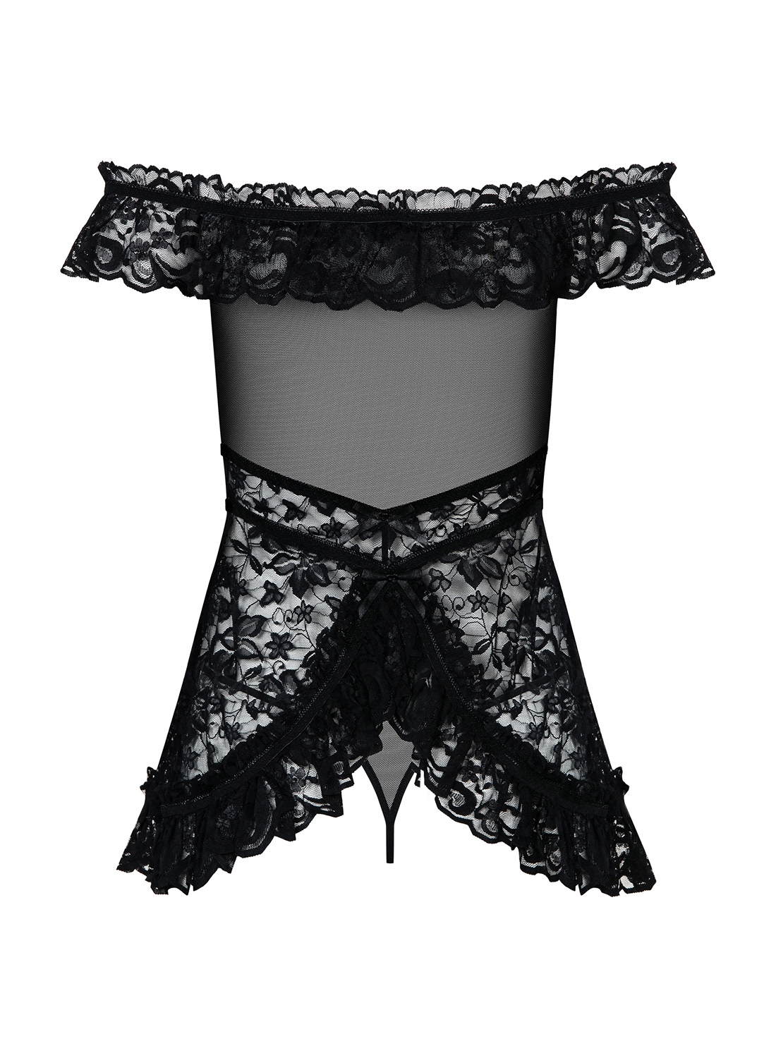 Obsessive Flores koszulka babydoll i stringi 