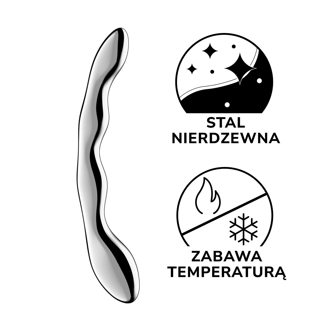 Satisfyer Cosmic Crest 2 stalowe dildo