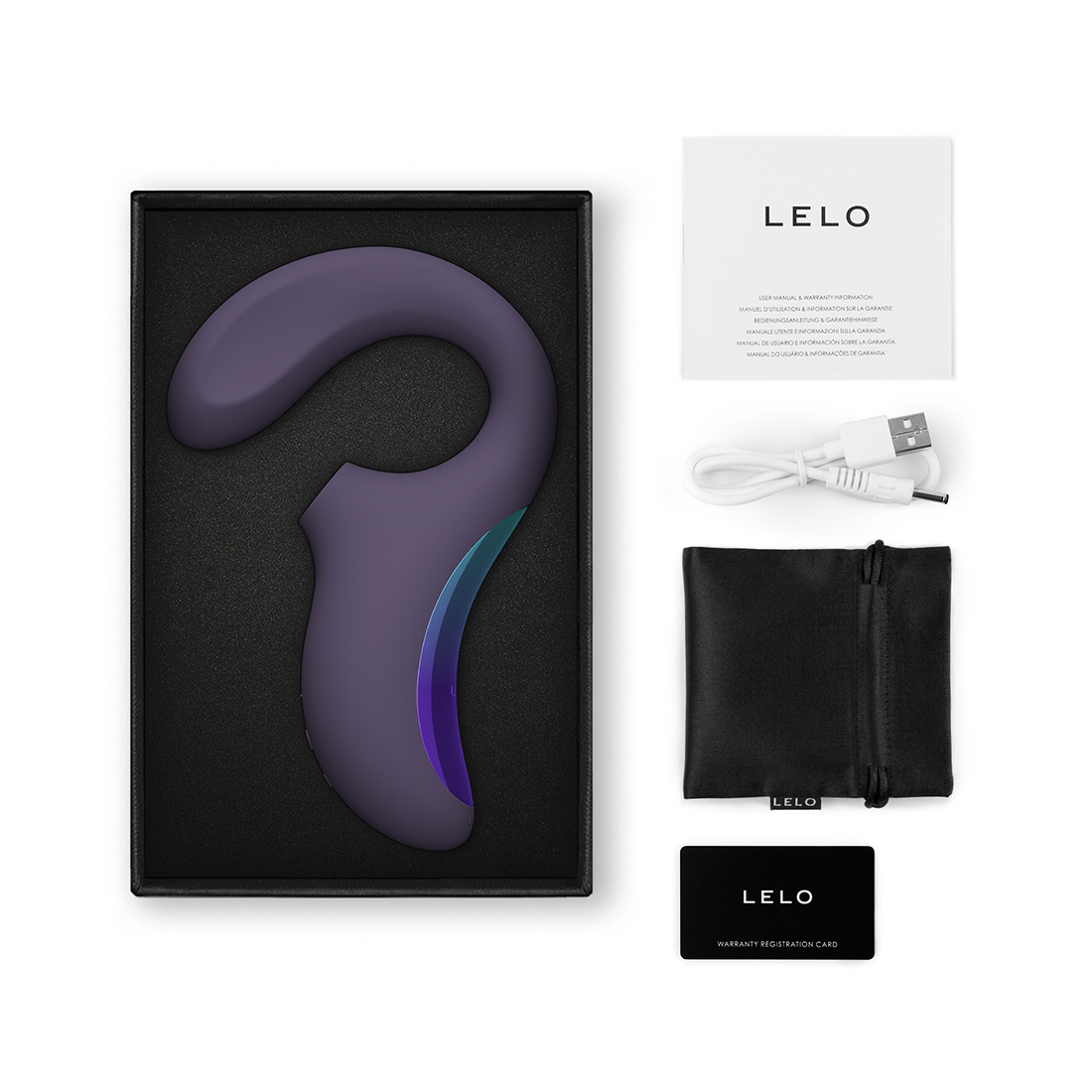 LELO Enigma Wave wibrator króliczek z sonicznym masażerem łechtaczki