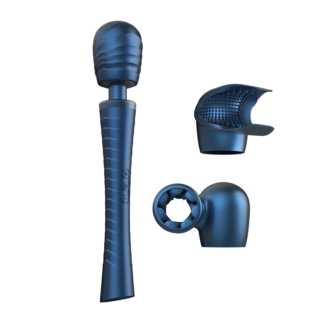 Manwan Man.Wand Edgy masażer do ciała z nakładkami na penisa