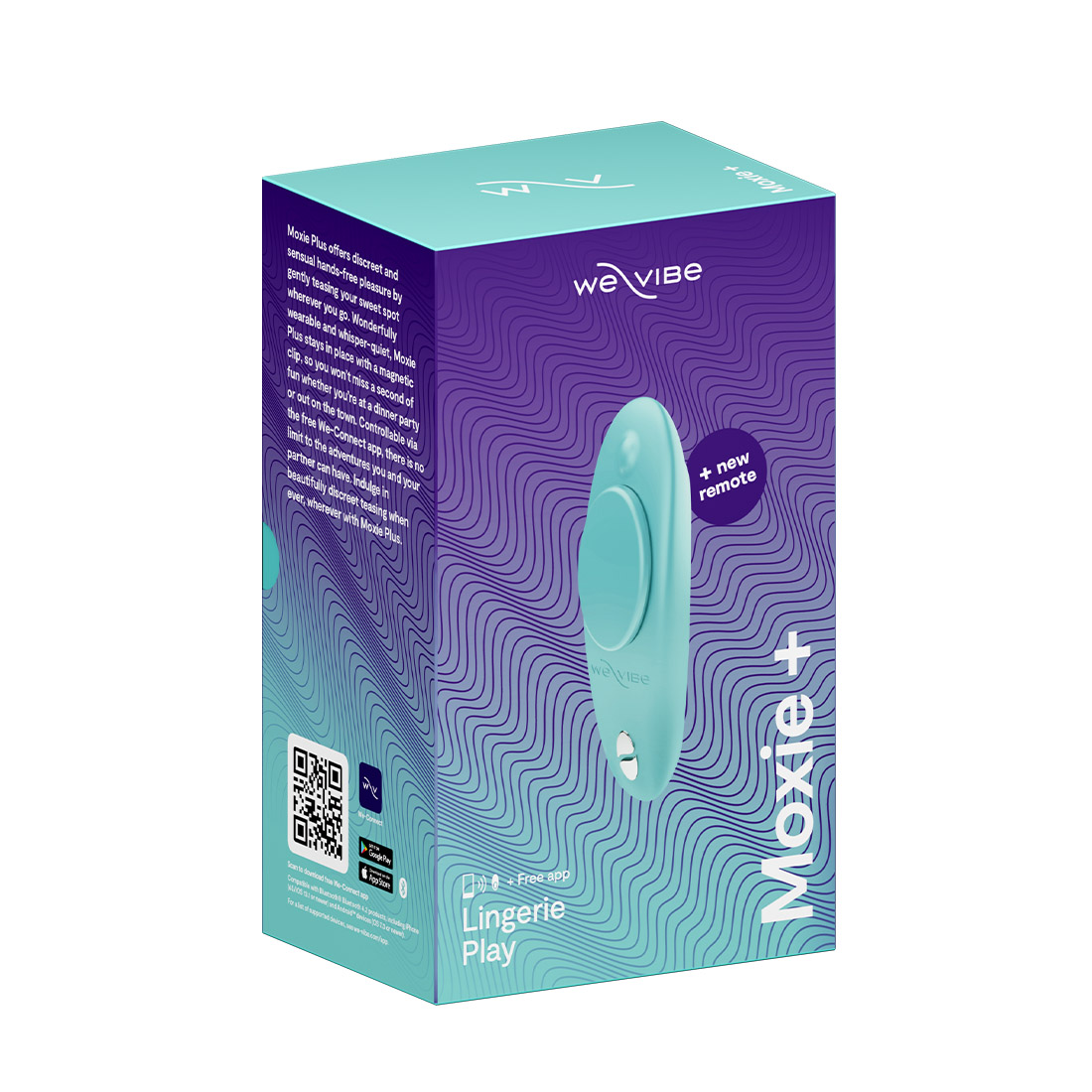 We-Vibe Moxie Plus zdalnie sterowany masażer do noszenia pod bielizną