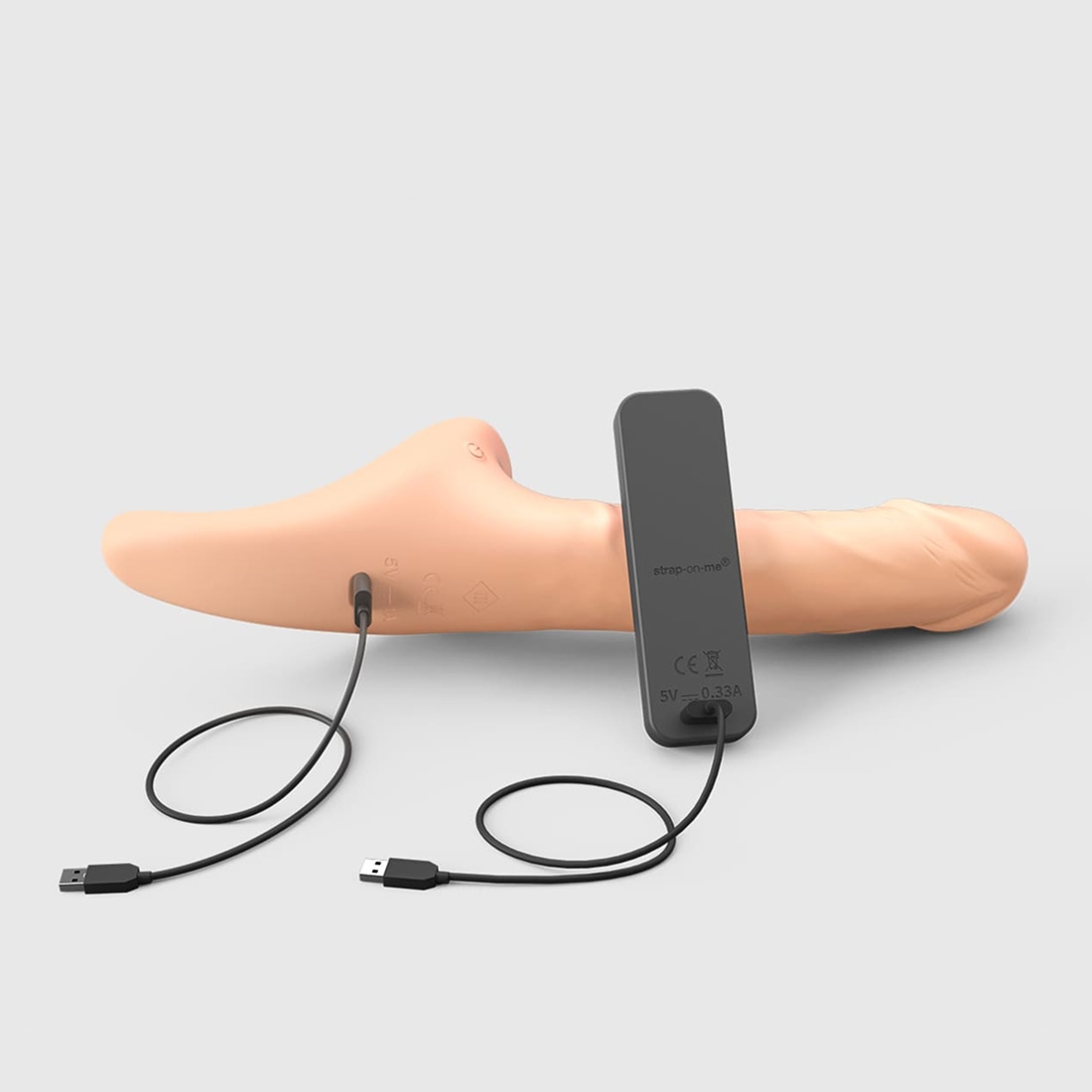 Strap-On-Me Multi Orgasm Realistic Dildo M realistyczne dildo dla par sterowane pilotem