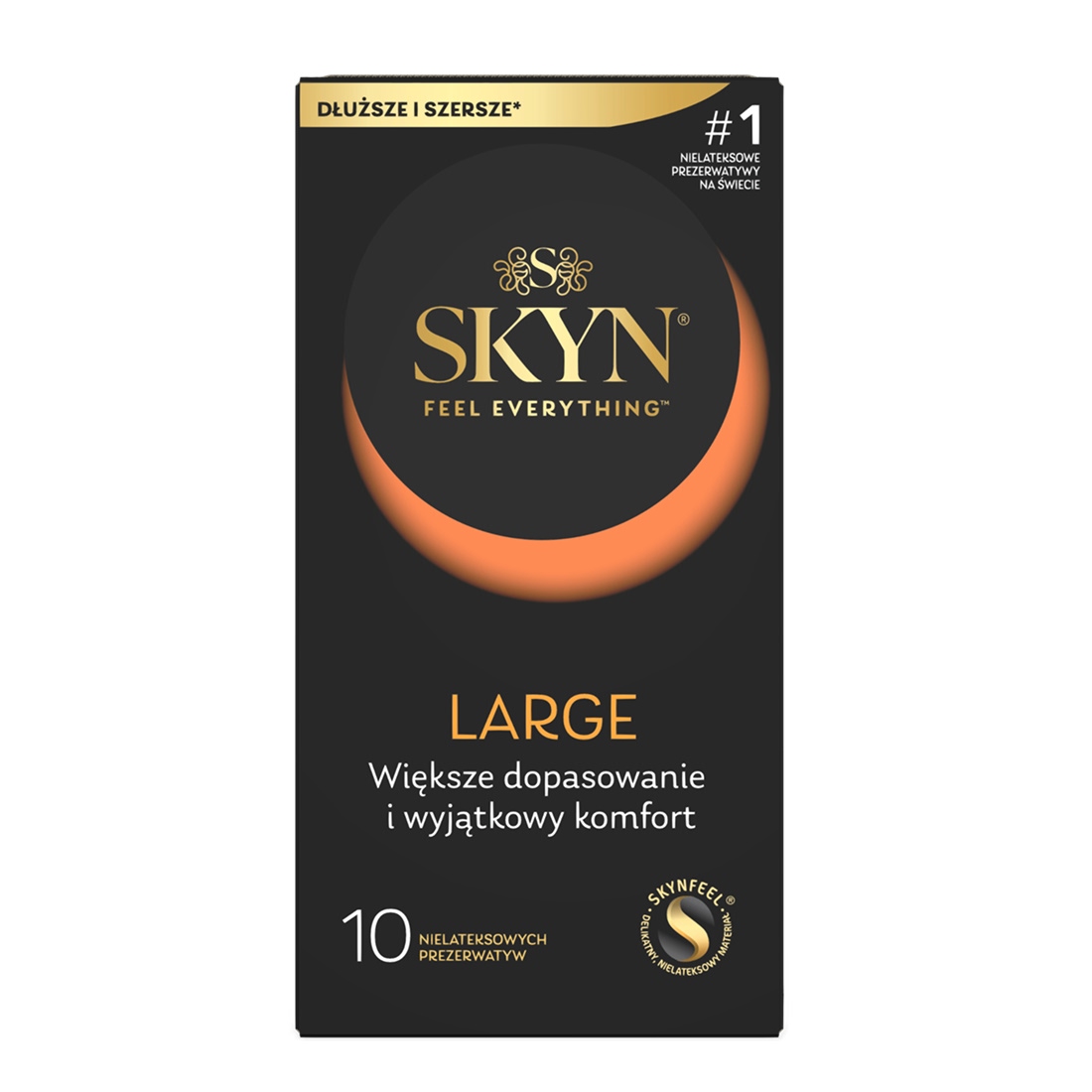SKYN Large nielateksowe prezerwatywy powiększane