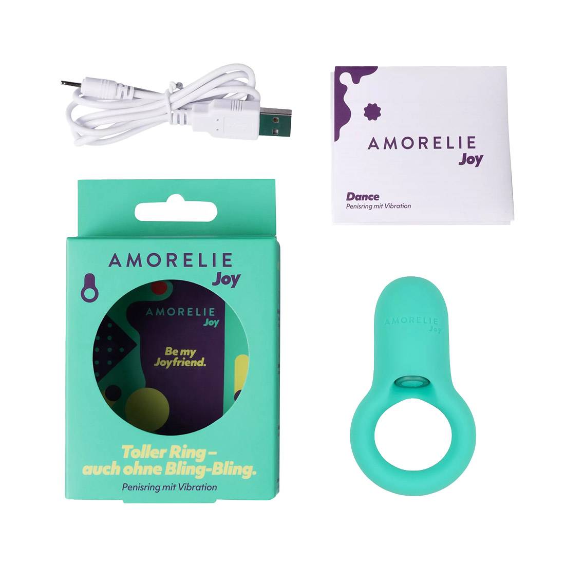Amorelie Joy Dance wibrujący pierścień erekcyjny