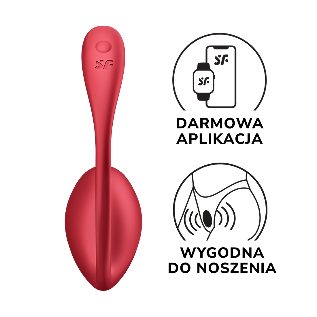 Satisfyer Shiny Petal wibrująca kulka sterowana aplikacją i pilotem  Satisfyer Shiny Petal wibrująca kulka sterowana aplikacją i pilotem