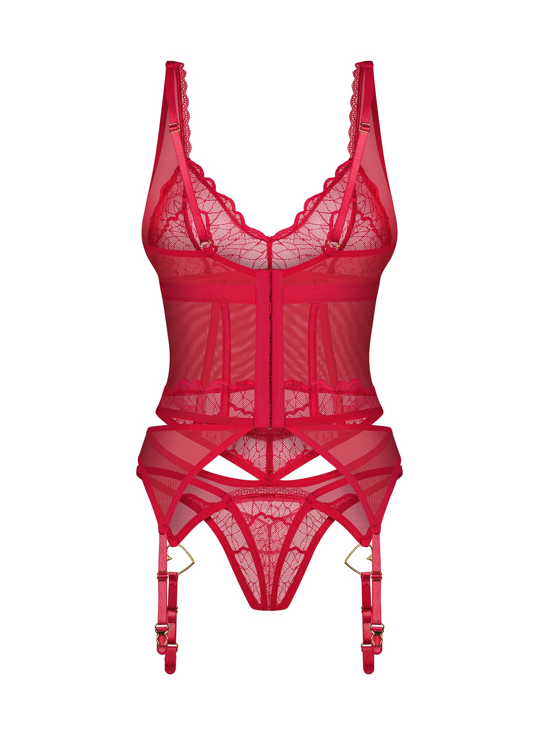 Obsessive Cupide Desir gorset i stringi 