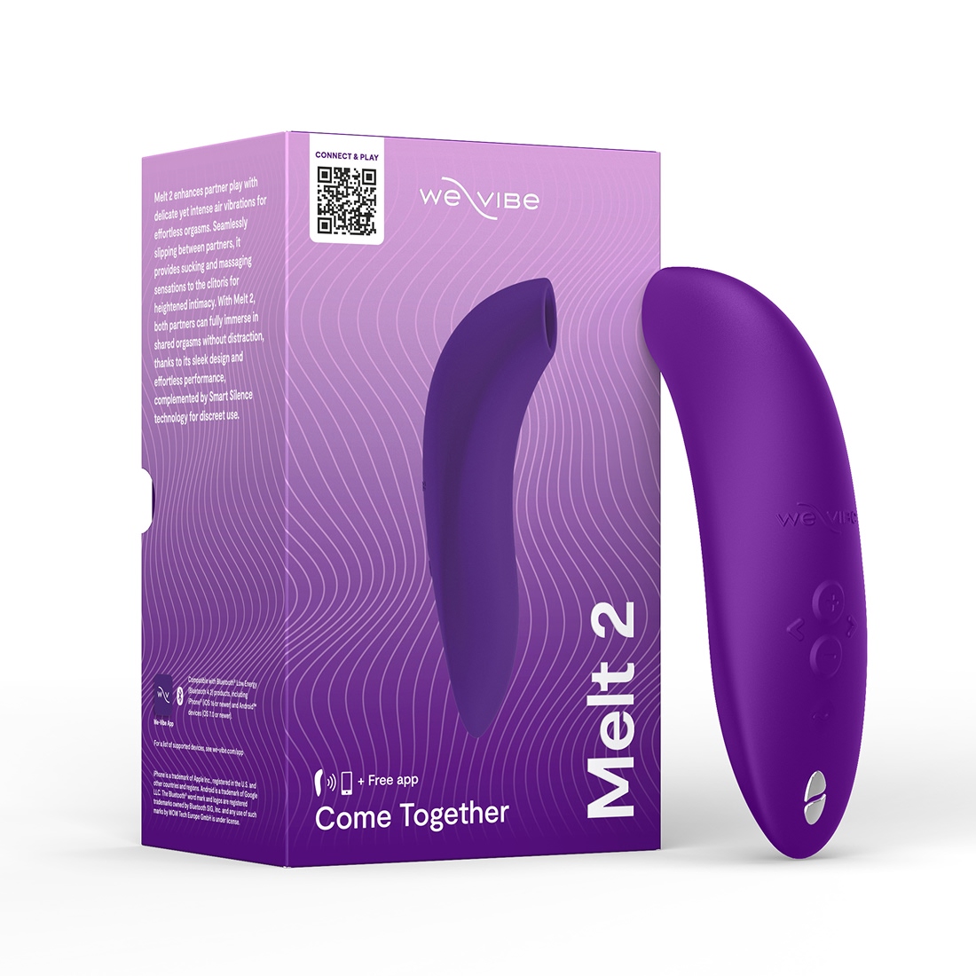 We-Vibe Melt 2 zdalnie sterowany bezdotykowy masażer łechtaczki