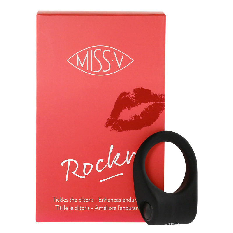 Miss V Rocky wibrujący pierścień dla par