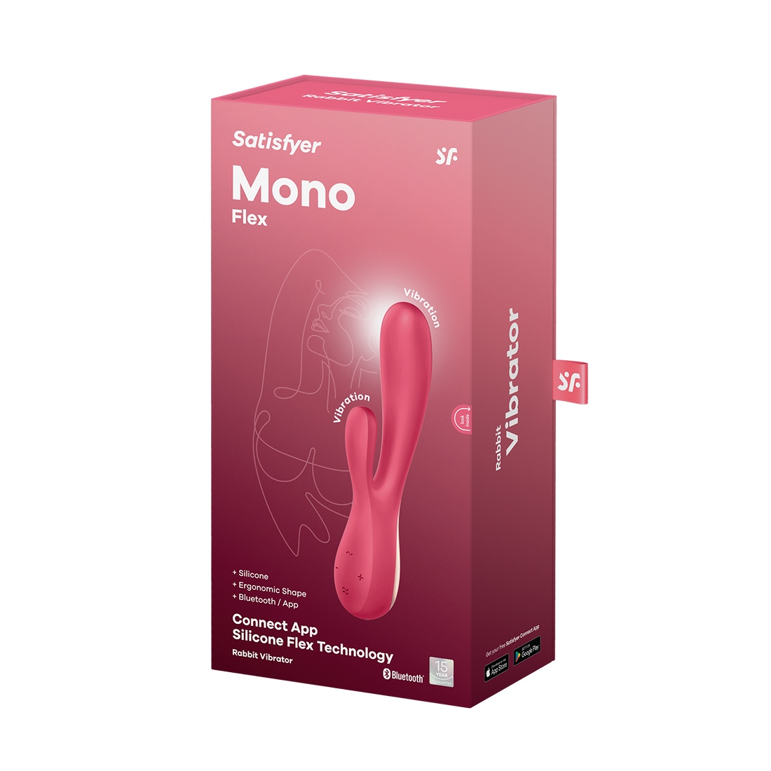 Satisfyer Mono Flex wibrator króliczek sterowany telefonem