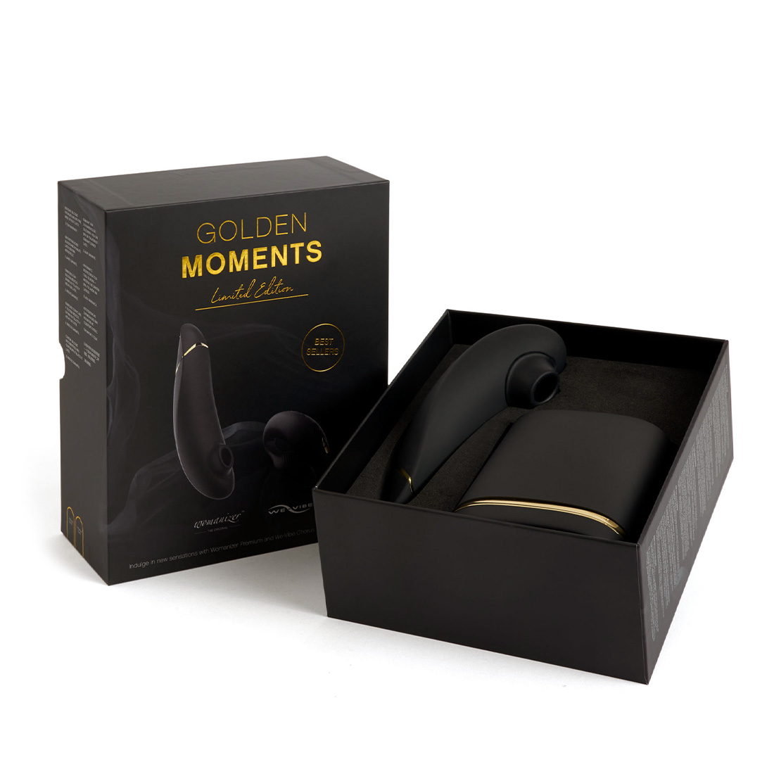 Womanizer Golden Moments Collection prezentowy zestaw gadżetów dla par