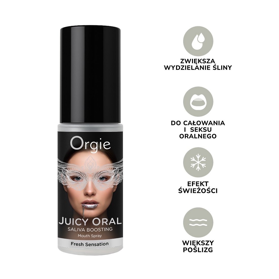 Orgie Juicy Oral spray oralny zwiększający wydzielanie śliny