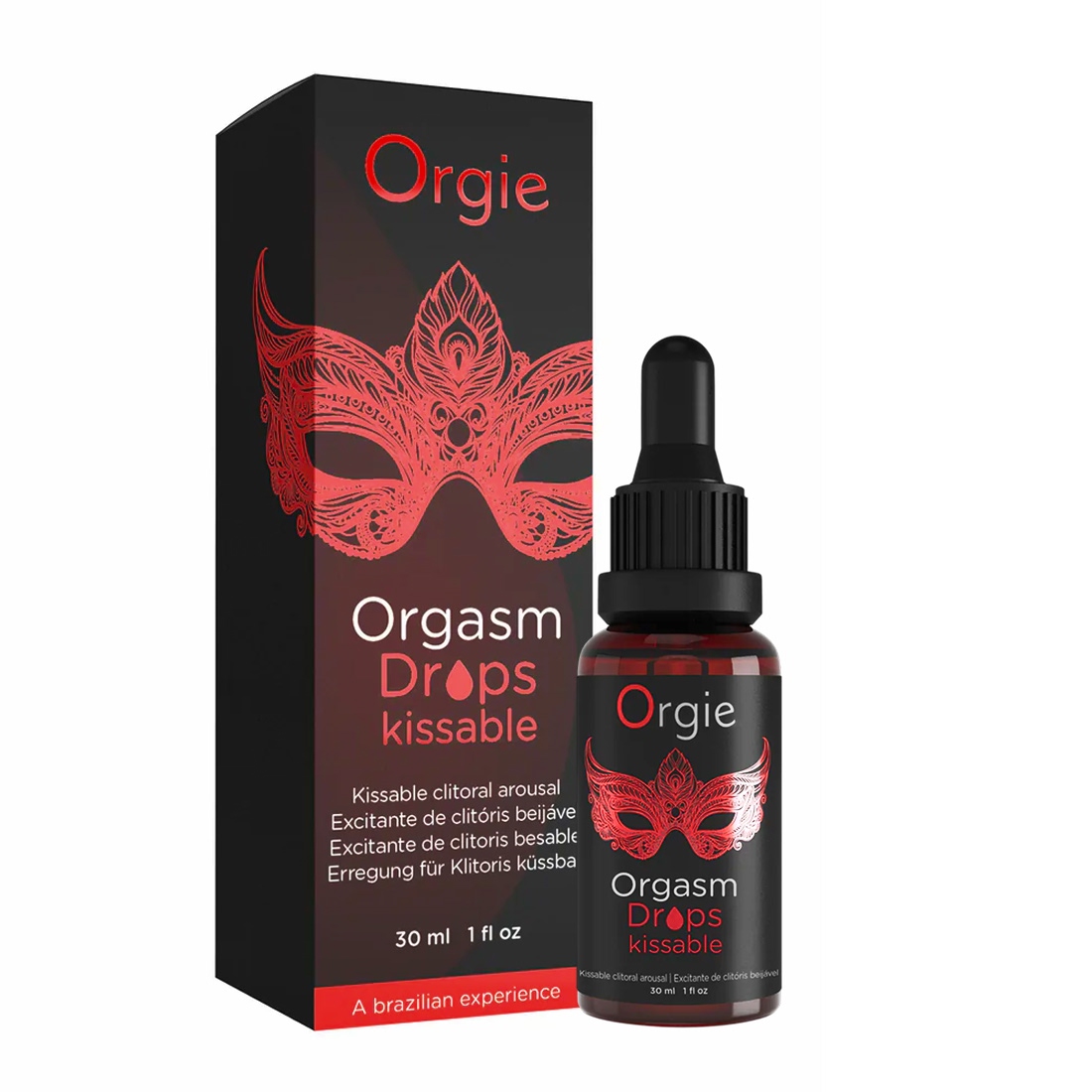 Orgie Orgasm Drops Kissable smakowe kropelki stymulujące łechtaczkę