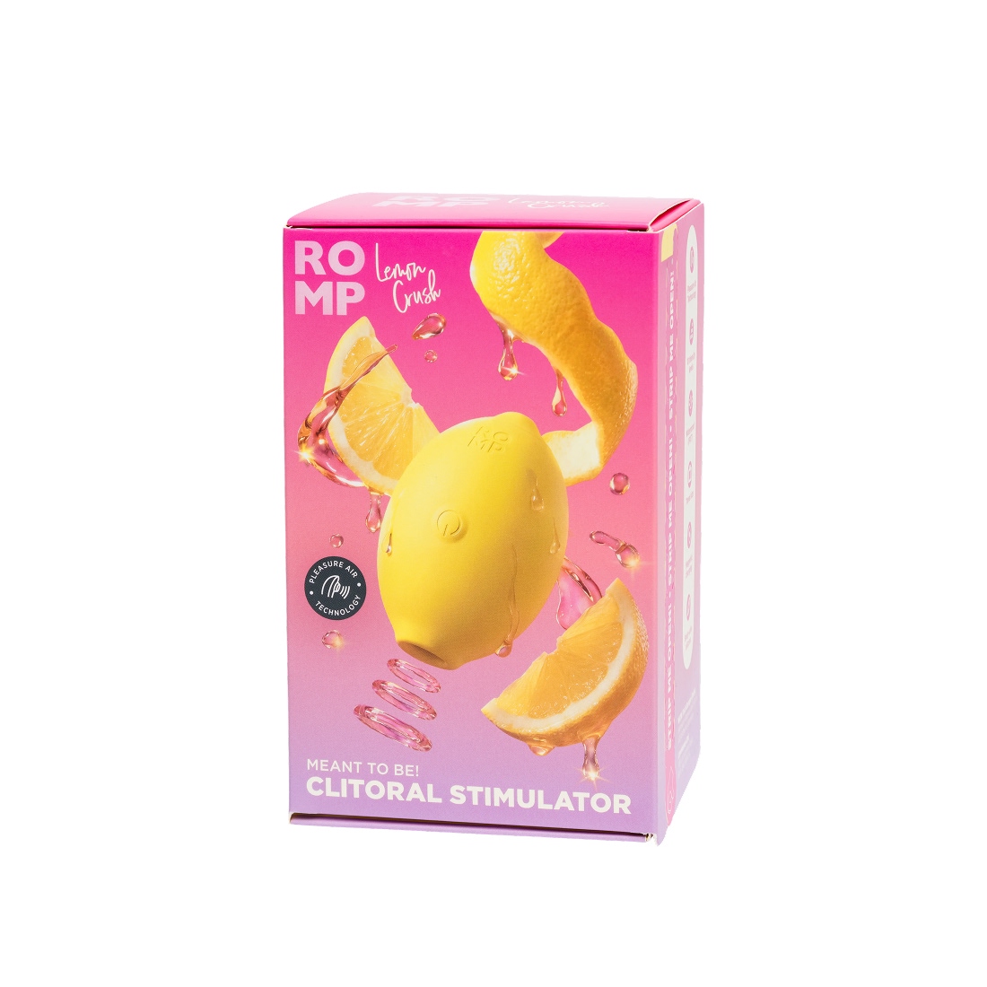 Romp by Womanizer Lemon Crush bezdotykowy masażer łechtaczki w kształcie cytrynki