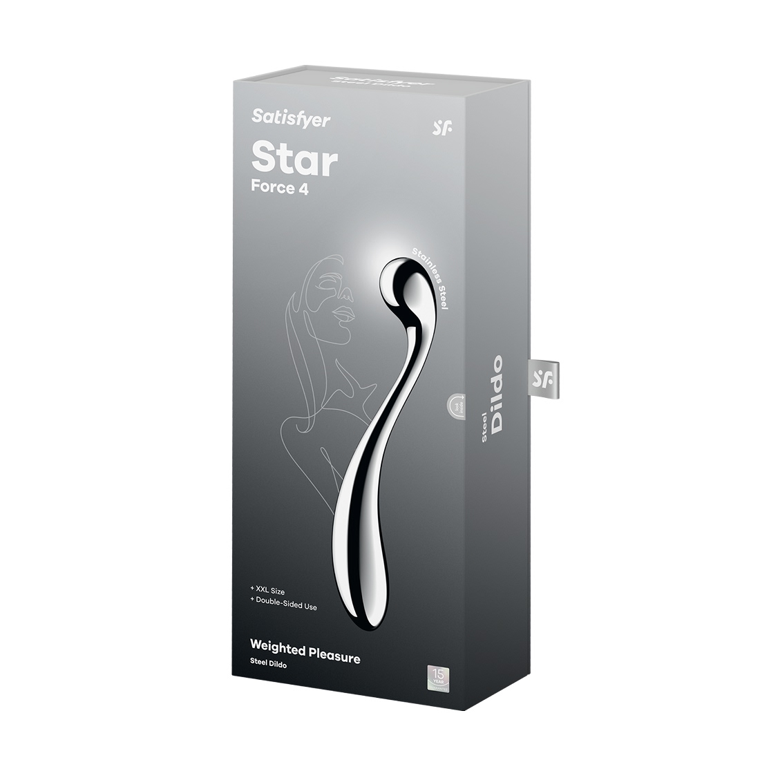 Satisfyer Star Force 4 stalowe dildo