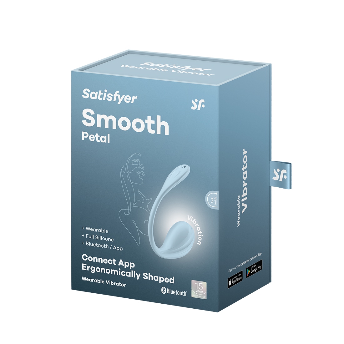 Satisfyer Smooth Petal wibrująca kulka sterowana telefonem 