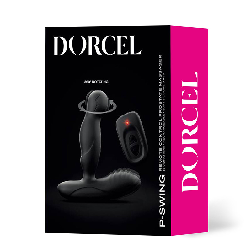 Dorcel P-Swing wibrująco-rotujący ogrzewany masażer prostaty sterowany pilotem