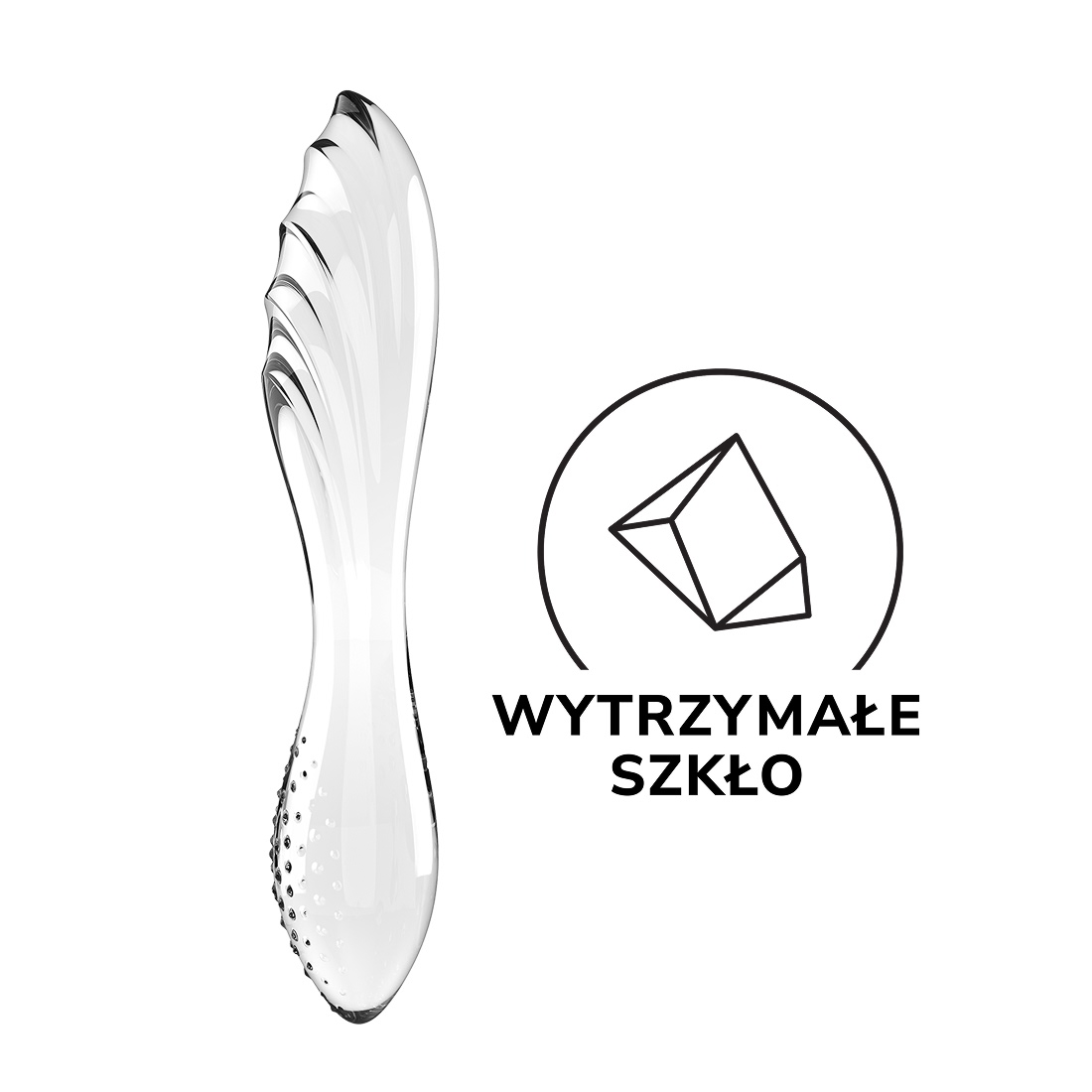 Satisfyer Dazzling Crystal szklane dildo