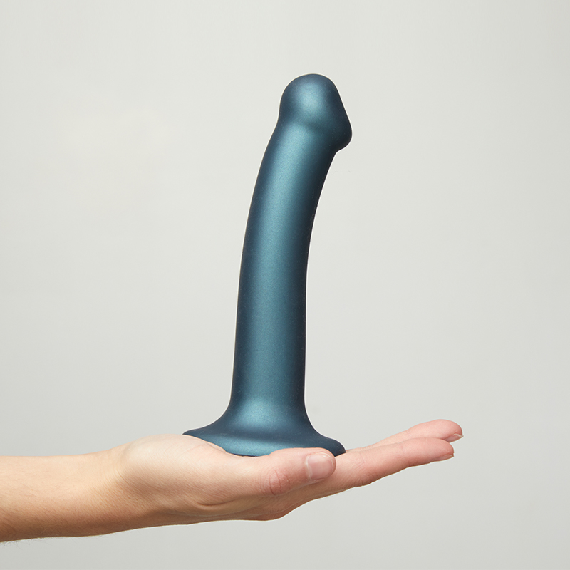 Strap-On-Me Mono Density dildo z przyssawką metaliczne M