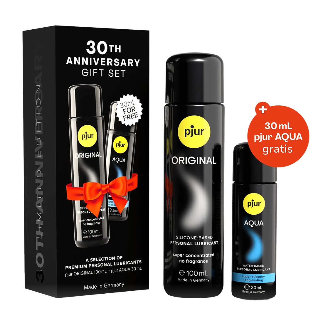 Pjur 30th Anniversary Gift Set prezentowy zestaw lubrykantów 
