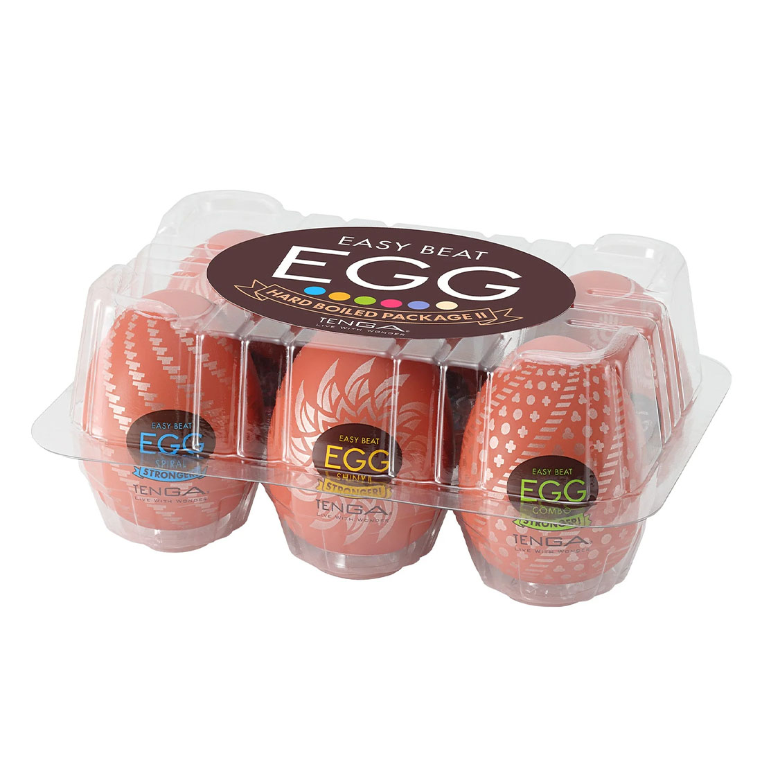 Tenga Egg Hard Boiled II zestaw 6 masturbatorów 