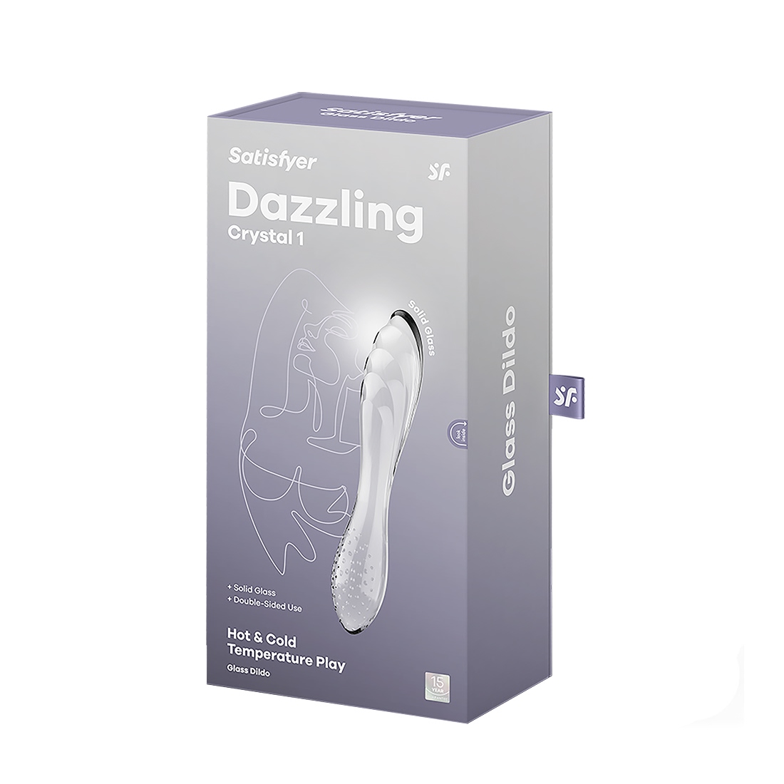 Satisfyer Dazzling Crystal szklane dildo