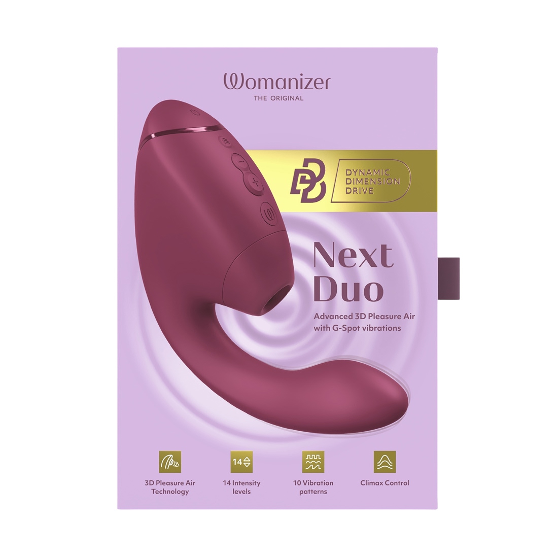 Womanizer Next Duo wibrator króliczek z bezdotykowym masażerem łechtaczki
