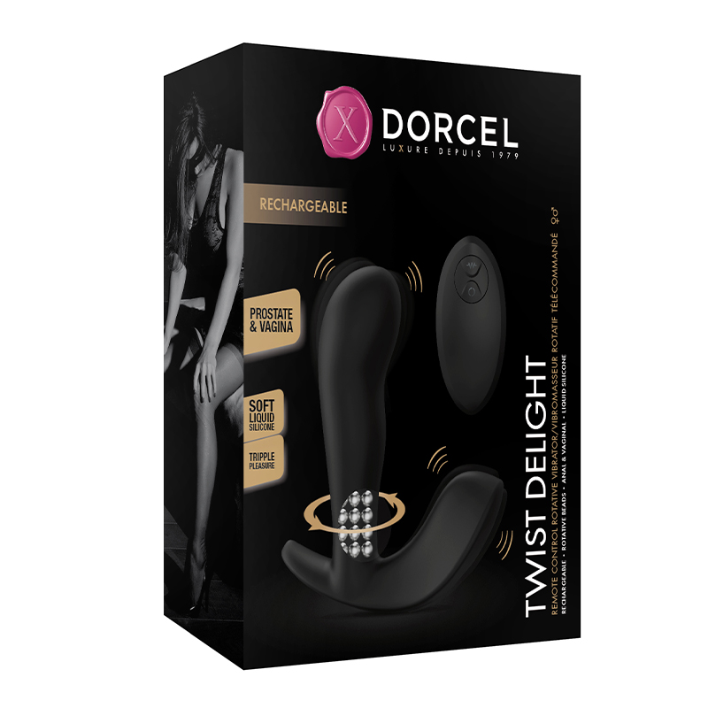 Dorcel Twist Delight wibrator króliczek sterowany pilotem