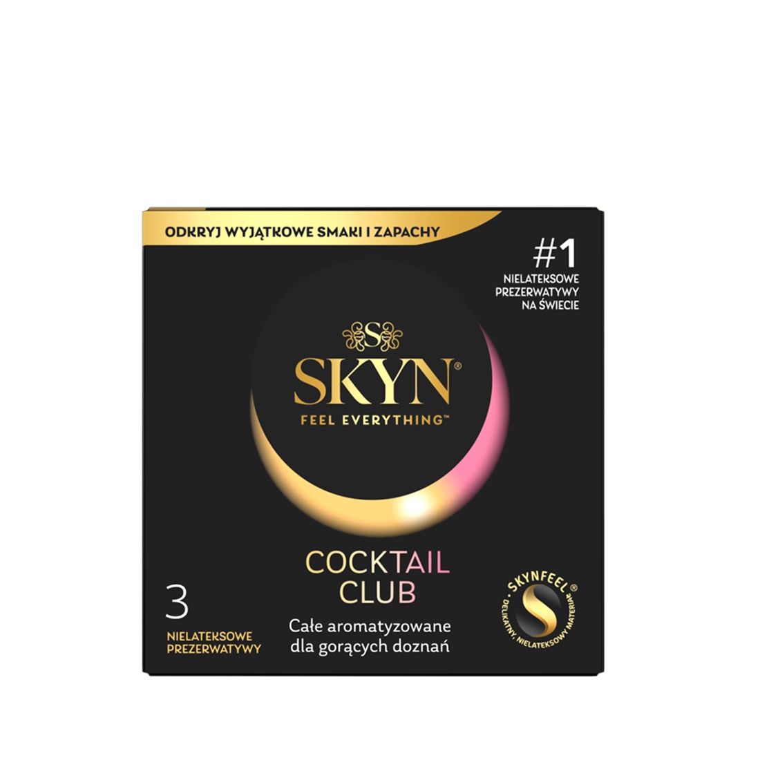 SKYN Cocktail Club nielateksowe prezerwatywy o smaku koktajli