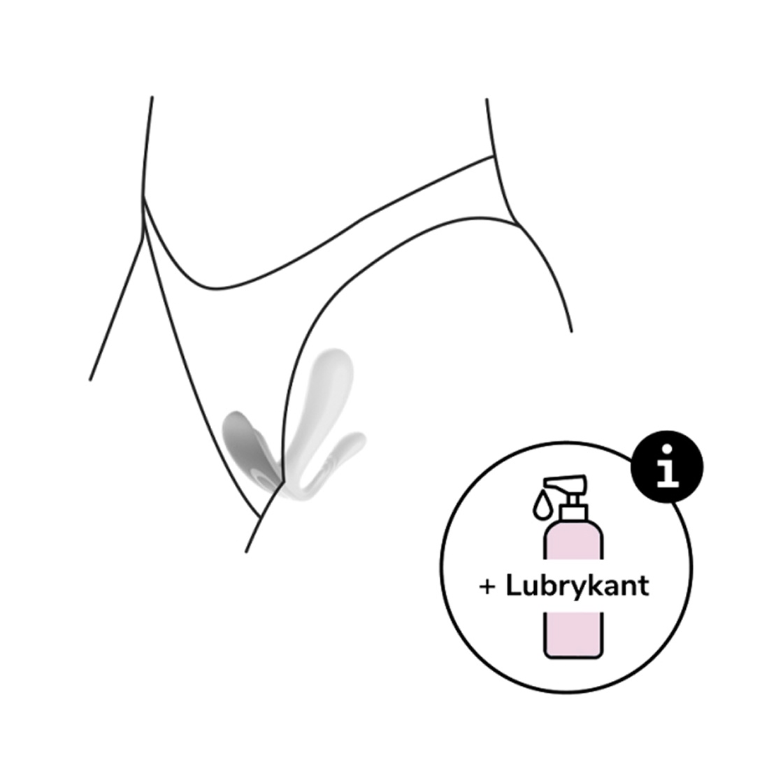 Satisfyer Top Secret+ Battery Powered wibrator króliczek z końcówką analną 