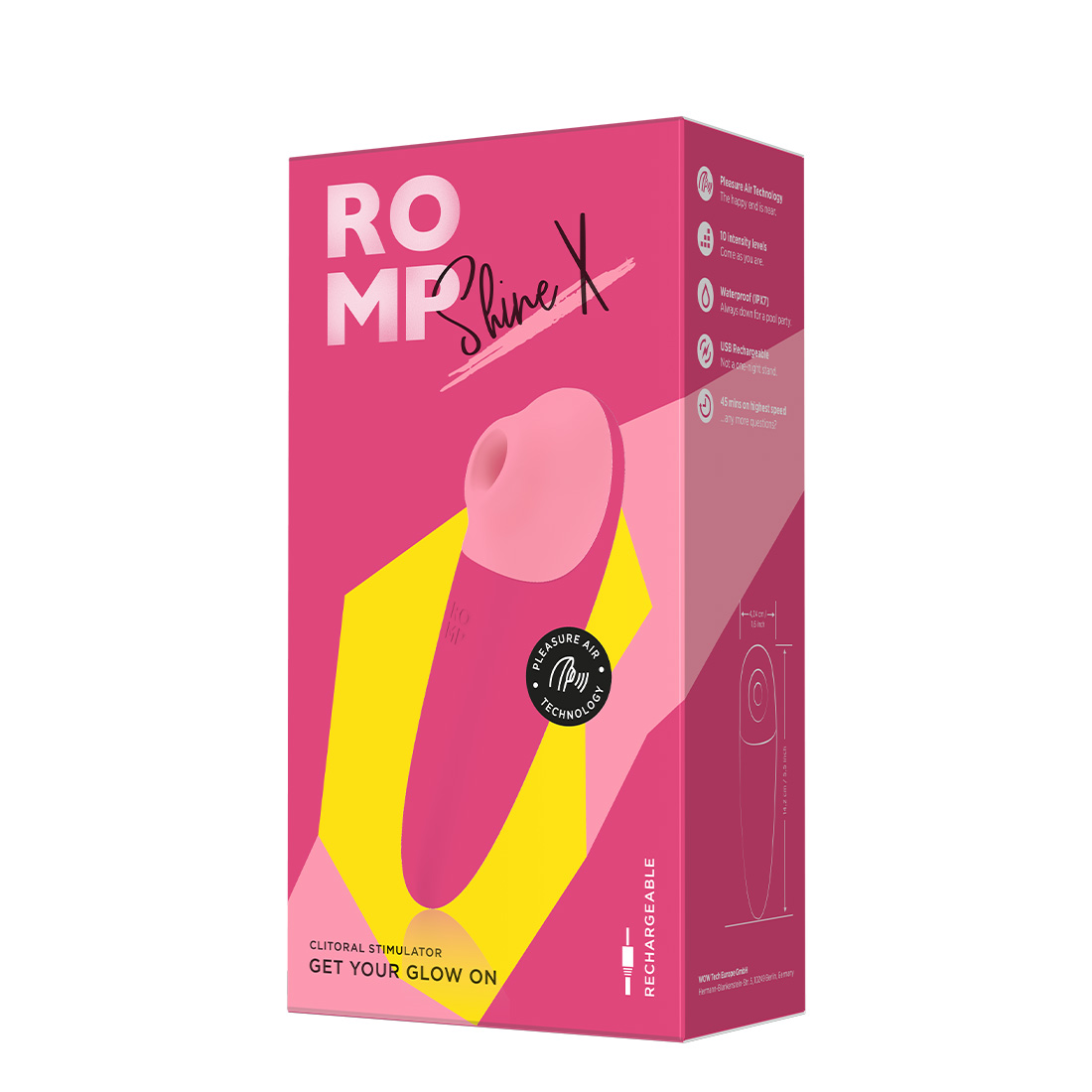 Romp by Womanizer Shine X bezdotykowy masażer łechtaczki