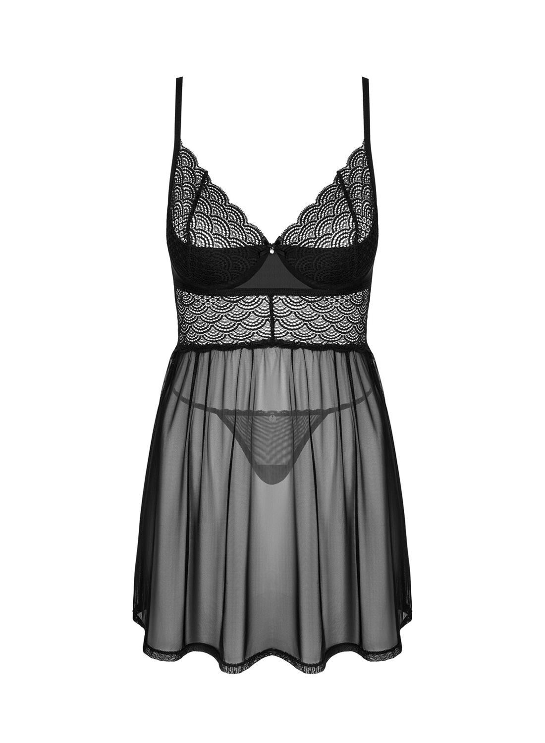 Obsessive Chemeris koszulka babydoll i stringi 