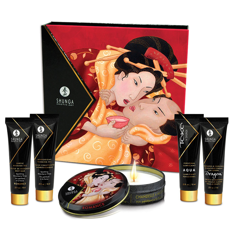 Shunga Geisha's Secrets prezentowy zestaw kosmetyków do gry wstępnej