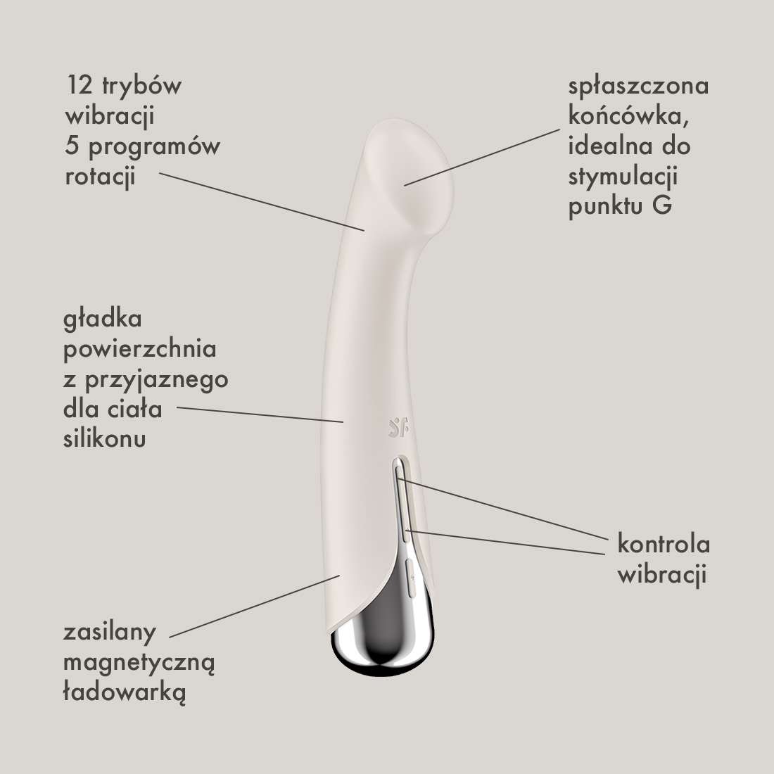 Satisfyer Spinning G-Spot rotujący wibrator punktu G 