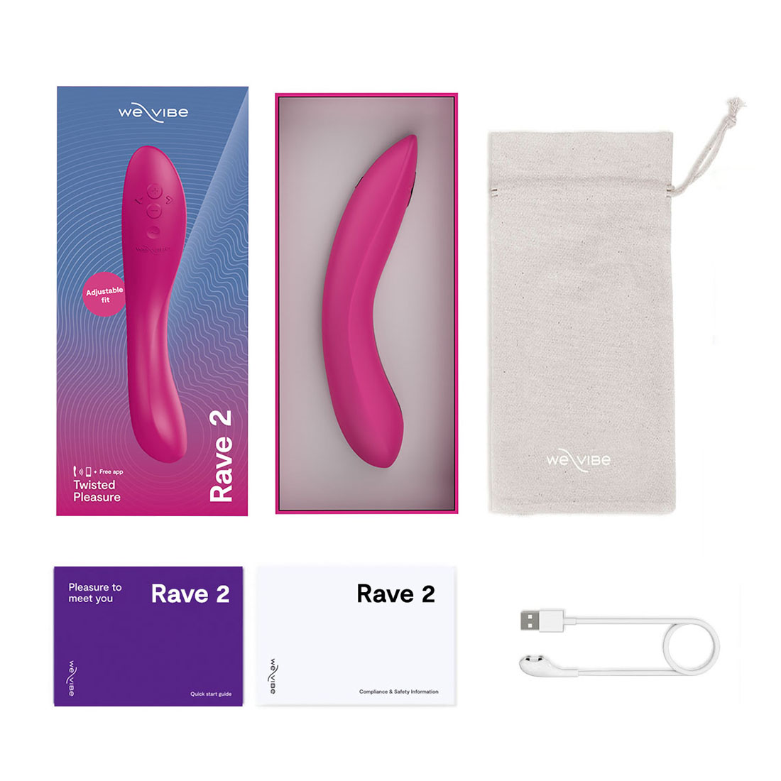 We-Vibe Rave 2 wibrator punktu G sterowany telefonem