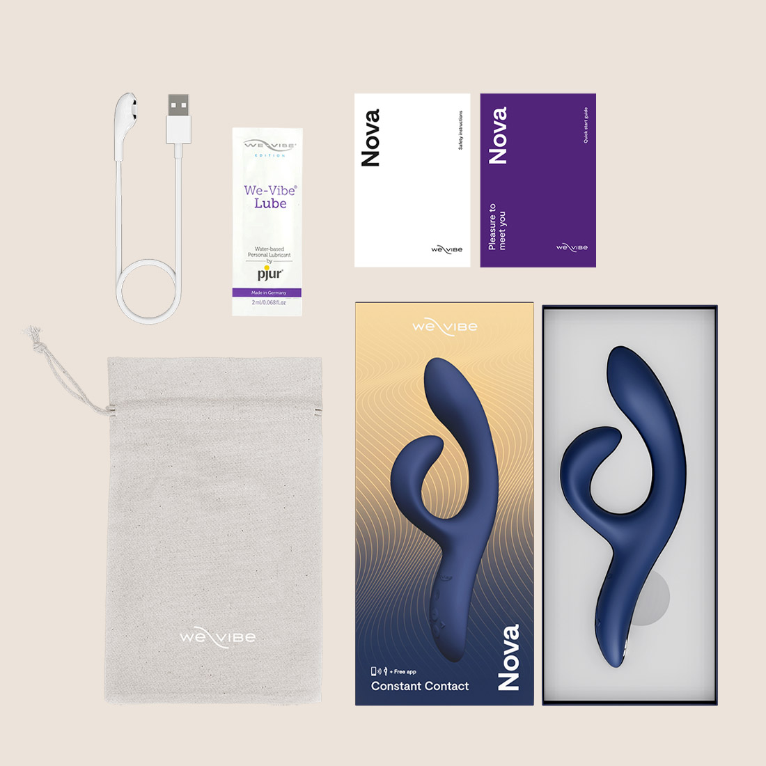 We-Vibe Nova 2 wibrator króliczek sterowany telefonem 