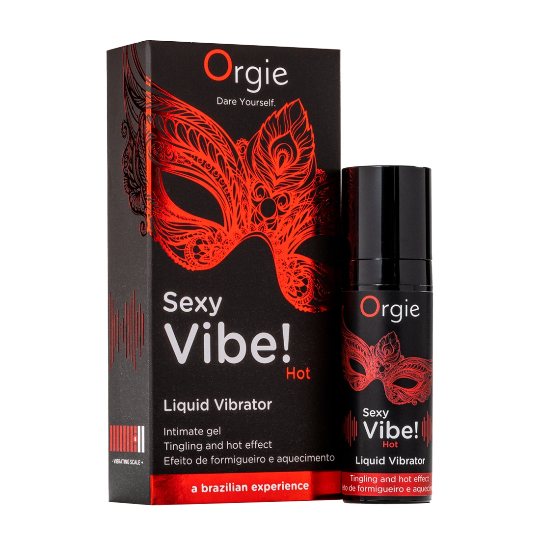 Orgie Sexy Vibe! Hot rozgrzewający żel dla par o smaku truskawki
