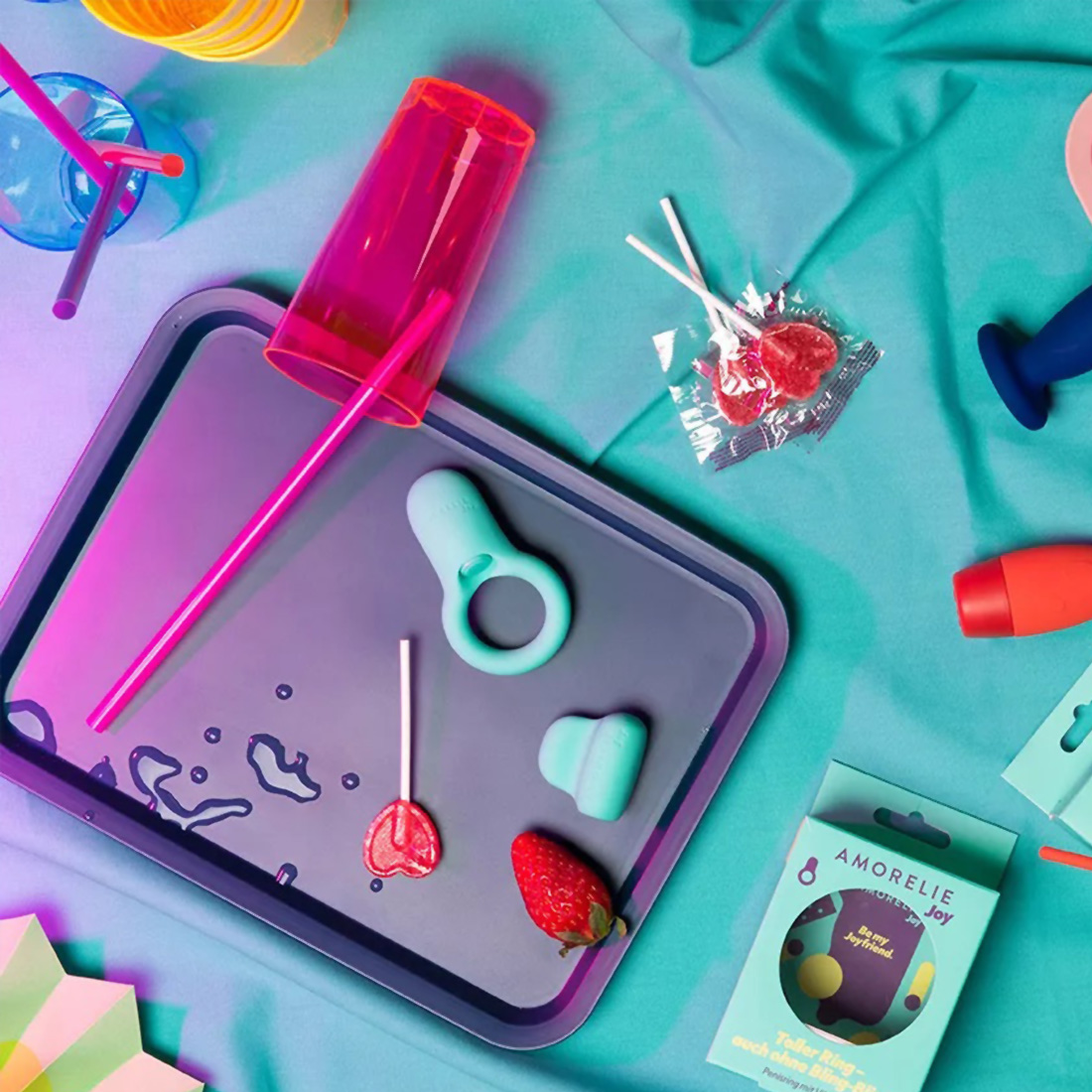 Amorelie Joy Dance wibrujący pierścień erekcyjny