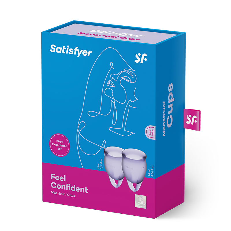 Satisfyer Feel Confident zestaw kubeczków menstruacyjnych