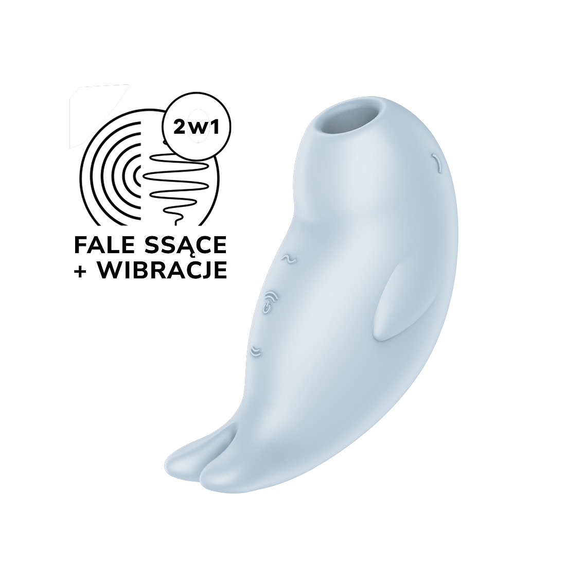 Satsifyer Seal You Soon bezdotykowo-wibrujący masażer łechtaczki 2 w 1 
