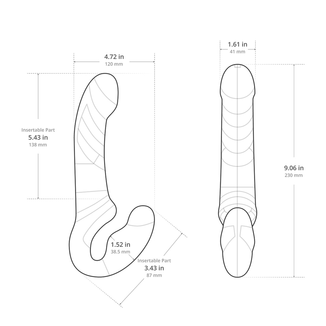 Lovense Lapis wibrujący strap-on dla par 